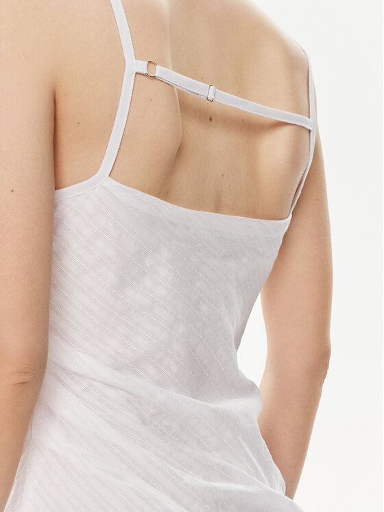 Samsøe Samsøe Samsøe Samsøe Letní šaty Sahira F24100120 Bílá Slim Fit