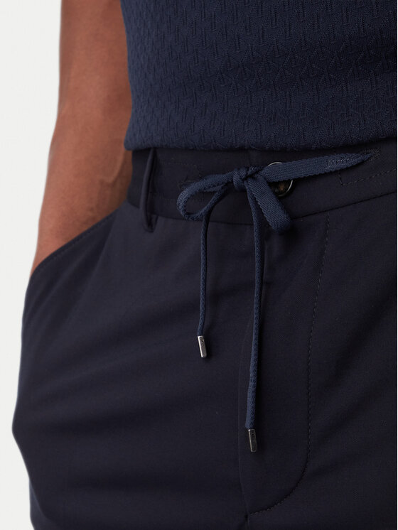 JOOP! JOOP! Hlače iz tkanine 79DynamicSake-J 10100112 30101829 Mornarsko modra Regular Fit
