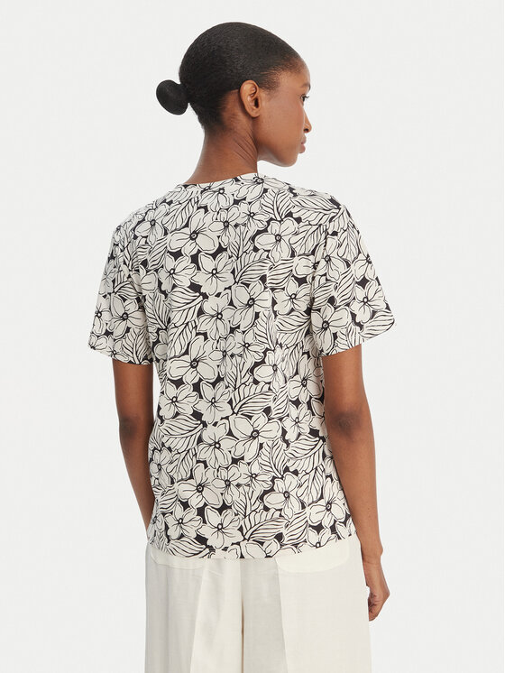 Weekend Max Mara Weekend Max Mara Tricou Bussola 2615971022 Negru Regular Fit