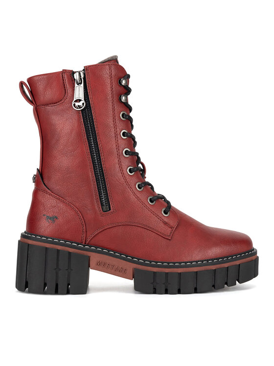 Mustang Mustang Schnürschuhe 1447-504 Rot