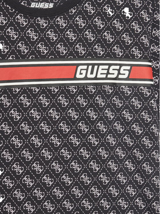 Guess Guess Póló L4YI47 J1314 Fekete Regular Fit