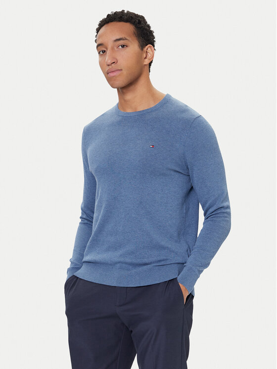 Tommy Hilfiger Tommy Hilfiger Светр Essential Ssnl MW0MW39999 Голубий Regular Fit
