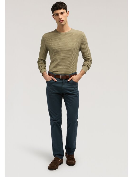 Trussardi Trussardi Sweter M0548000059N014 Zielony Regular Fit