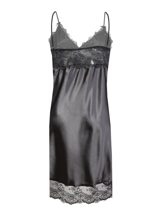 DKaren Lingerie DKaren Lingerie Koszula nocna Alubi Czarny Classic Fit