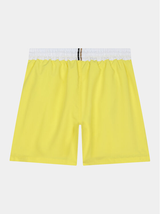 BOSS Boss Szorty kąpielowe J50668 S Żółty Regular Fit