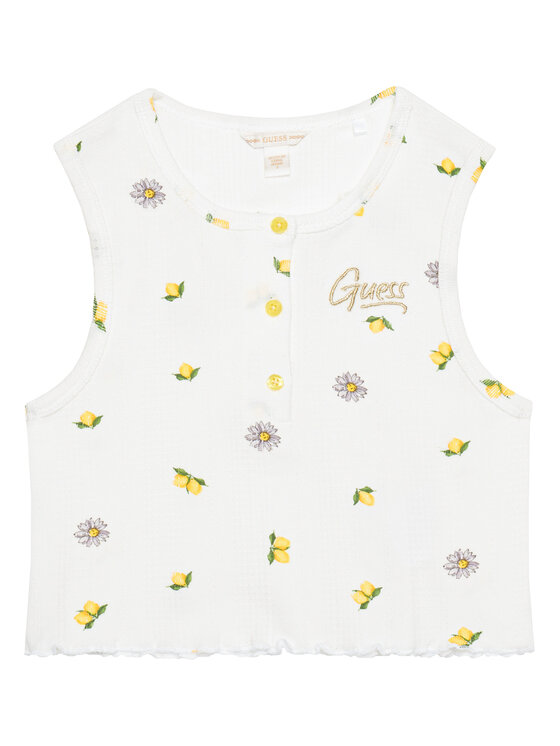 Guess Top J6GI02 KF794 Alb Regular Fit