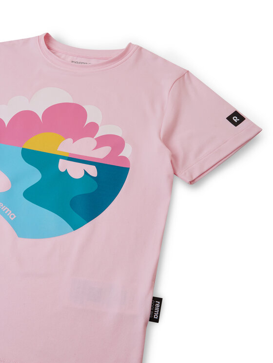 Reima Reima T-Shirt 5200189B Różowy Regular Fit