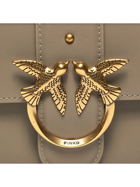 PINKO Pinko Handtasche Love One Mini C AI 23-24 PLTT 10058 A0F1 Grau