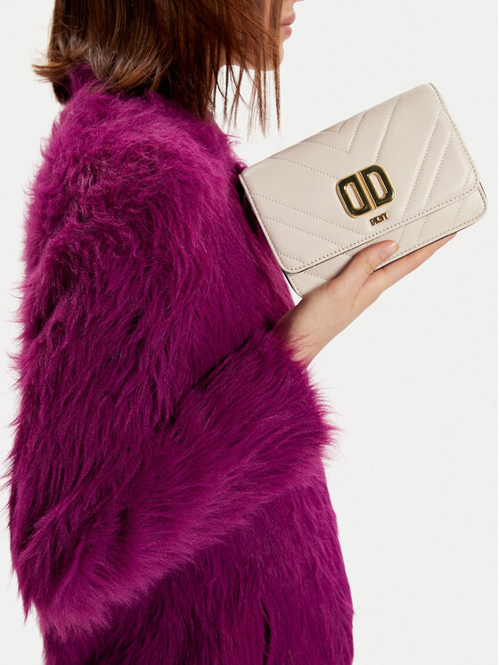 DKNY DKNY Τσάντα Delphine Flp Cbody R23EBK74 Εκρού