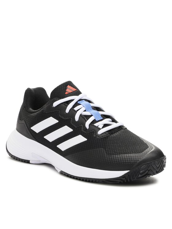 Adidas men's gamecourt tennis shoes  black clearance