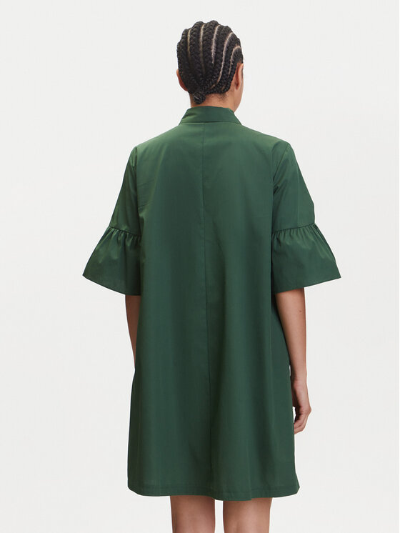 Marella Marella Sukienka koszulowa Medicea 2515221192 Zielony Relaxed Fit