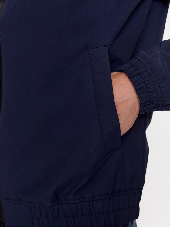 Tommy Jeans Tommy Jeans Prechodná bunda Essential Casual DM0DM15382 Tmavomodrá Regular Fit