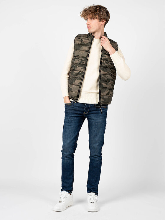 Pepe Jeans Pepe Jeans Kamizelka PL402589 | Jack Khaki Regular Fit