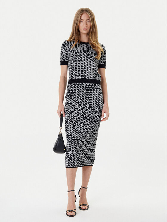 MICHAEL Michael Kors MICHAEL Michael Kors Spódnica ołówkowa MT570J8HQG Szary Slim Fit