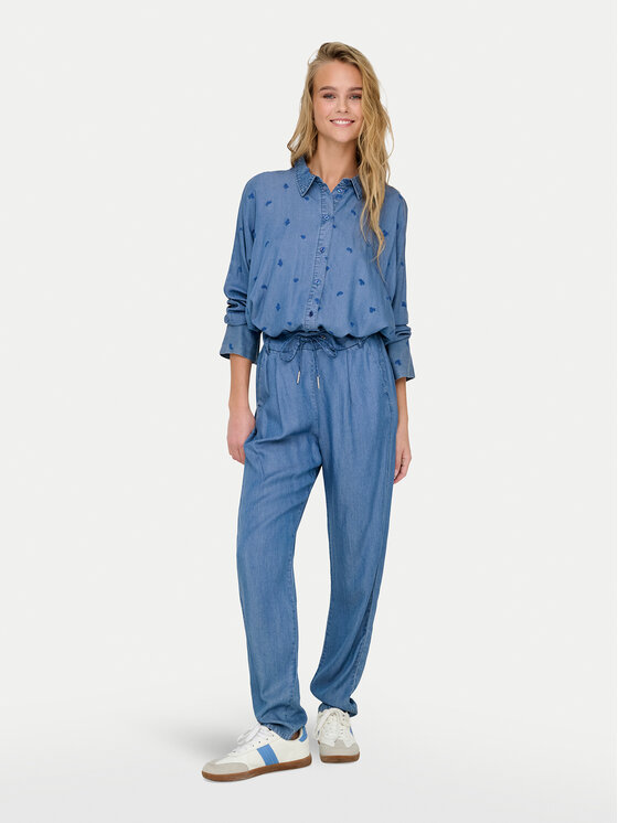 ONLY ONLY Košulja New Grace 15337926 Plava Loose Fit