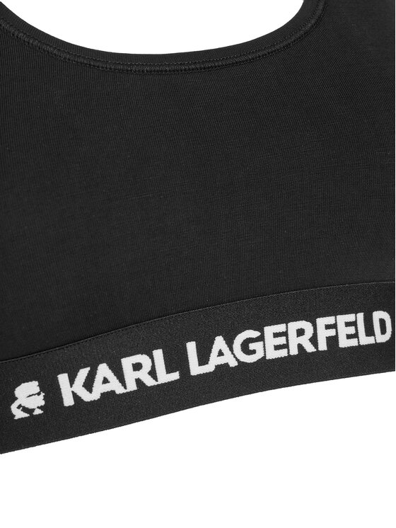 KARL LAGERFELD KARL LAGERFELD Podprsenkový top A1W47007 Černá