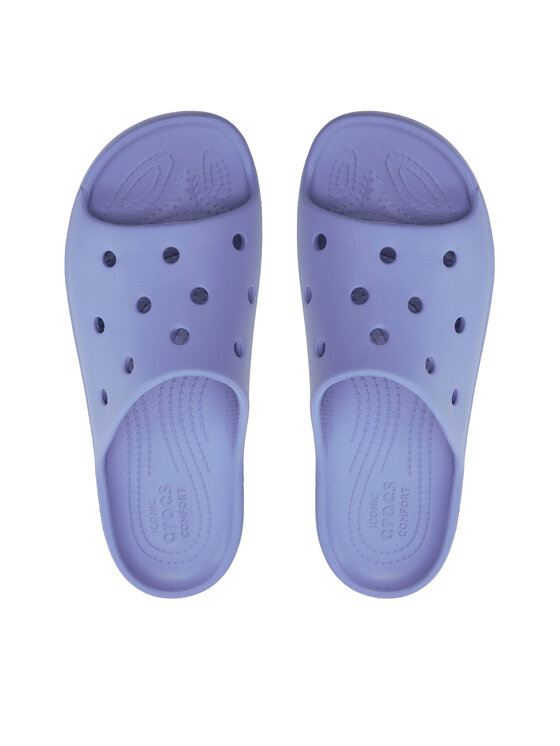 Crocs Crocs Klapki Classic Platform Slide 208180 Niebieski