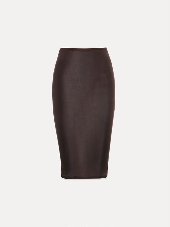 La Mania La Mania Gonna midi EMILEE Marrone Basic Fit