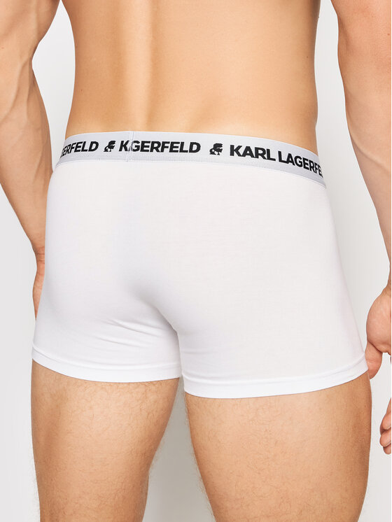 KARL LAGERFELD KARL LAGERFELD Komplet boksaric﻿ Logo Trunks 211M2102 Bela