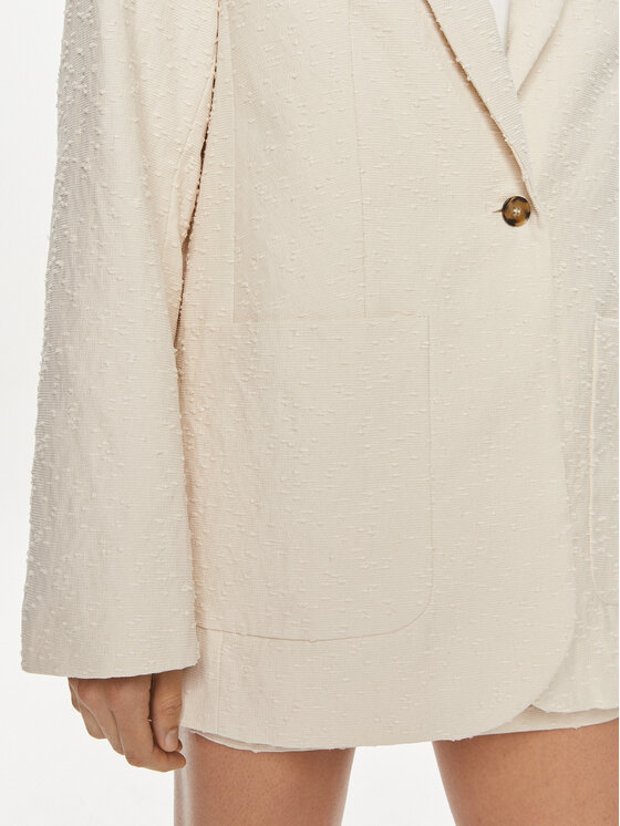 Herskind Herskind Sakoi Leo 5108994 Écru Regular Fit