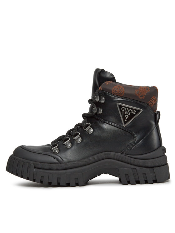 Guess Guess Šnurovacia obuv Lofira FL8LOF ELE12 Čierna