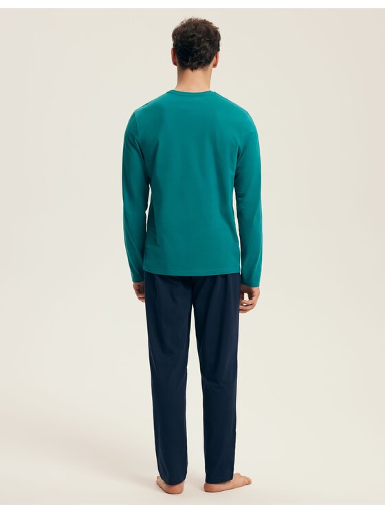 Henderson Henderson Piżama 43490 Zielony Regular Fit