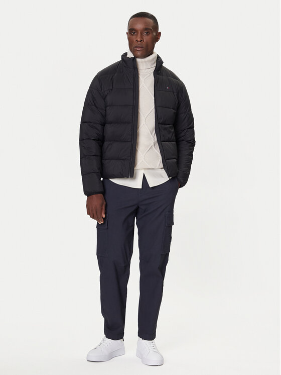 Tommy Hilfiger Tommy Hilfiger Zimné bundy MW0MW41982 Čierna Regular Fit