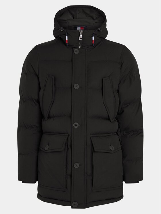Tommy Hilfiger Tommy Hilfiger Kurtka zimowa Essential Rockie MW0MW33961 Czarny Regular Fit