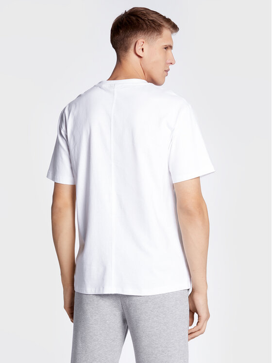 Solid Solid T-Shirt 21107195 Biały Boxy Fit