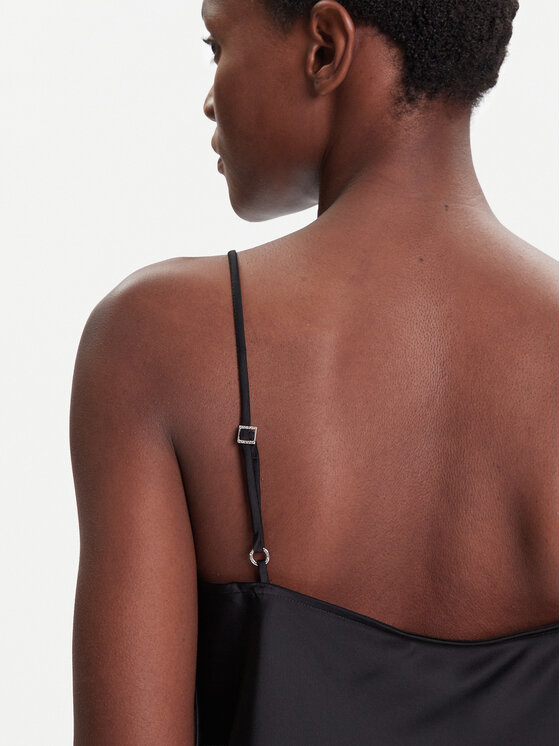 Calvin Klein Calvin Klein Top LV044C101G Negru Regular Fit