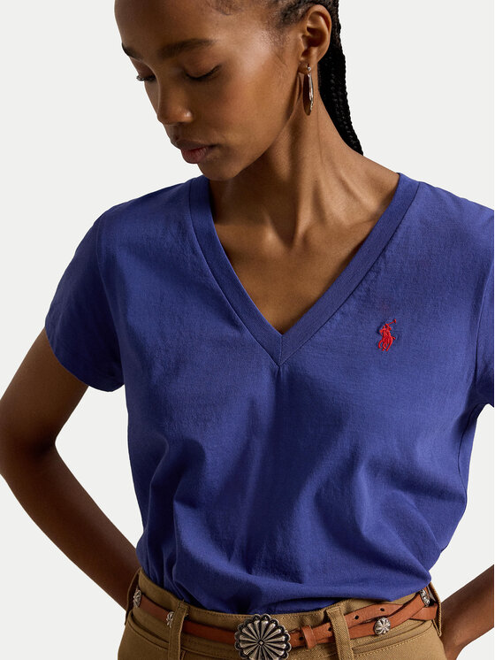 Polo Ralph Lauren Polo Ralph Lauren Marškinėliai 211B14611003 Mėlyna Regular Fit