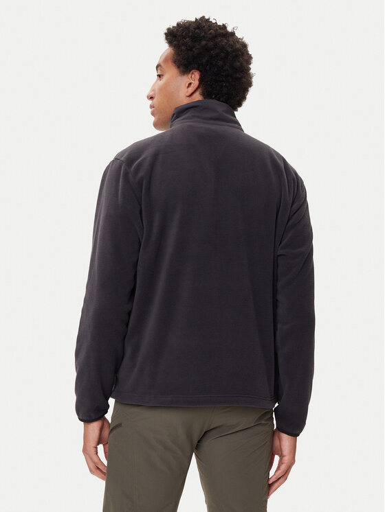 Jack Wolfskin Jack Wolfskin Fleece Sumetro Fz A64108 Μαύρο Relaxed Fit