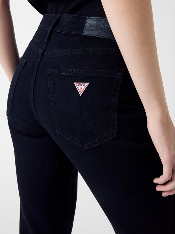 Guess Jeans Guess Jeans Jeansy W5YA98 D6311 Černá Straight Fit