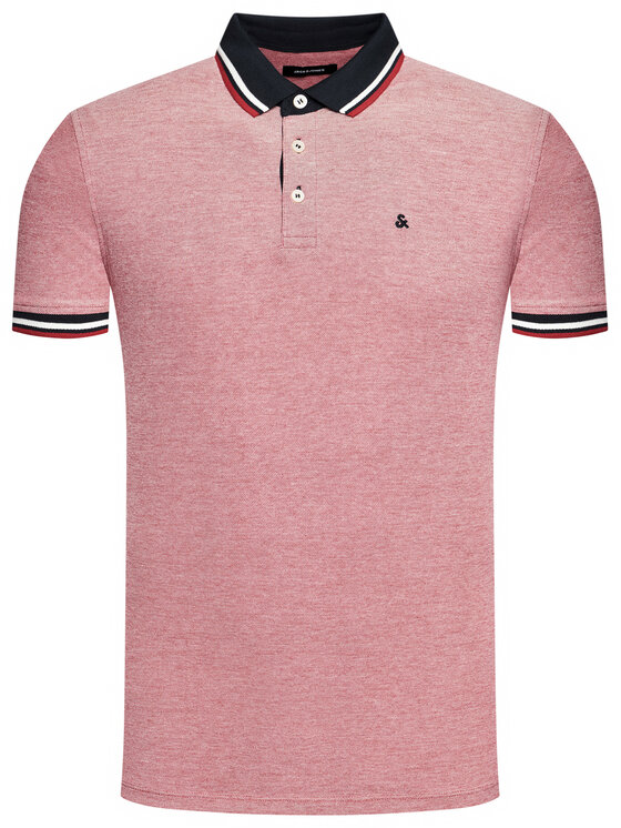 Jack&Jones Jack&Jones Polo Paulos 12136668 Crvena Slim Fit