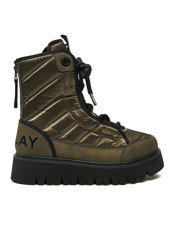 REPLAY REPLAY Зимни обувки Melrose Lace Lace-Up GWF2H.000.C0012T Зелен