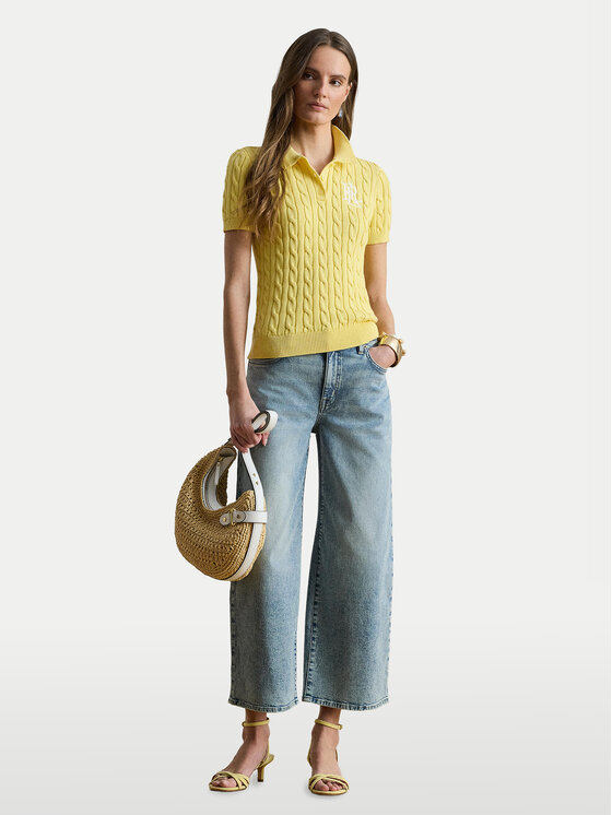 LAUREN RALPH LAUREN LAUREN RALPH LAUREN Maglione 200932224017 Giallo chiaro Slim Fit