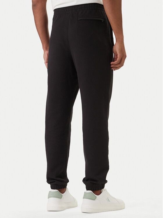 Calvin Klein Calvin Klein Jogginghose Nano Standard Logo LV04LF247G Schwarz Regular Fit