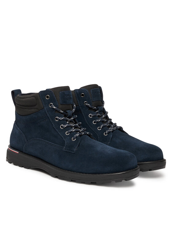 Tommy Hilfiger Tommy Hilfiger Schnürschuhe Corporate W FM0FM05605 Dunkelblau