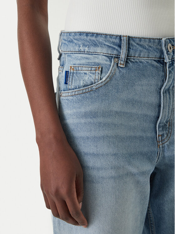 HUGO HUGO Jeans hlače 50561548 Modra Regular Fit