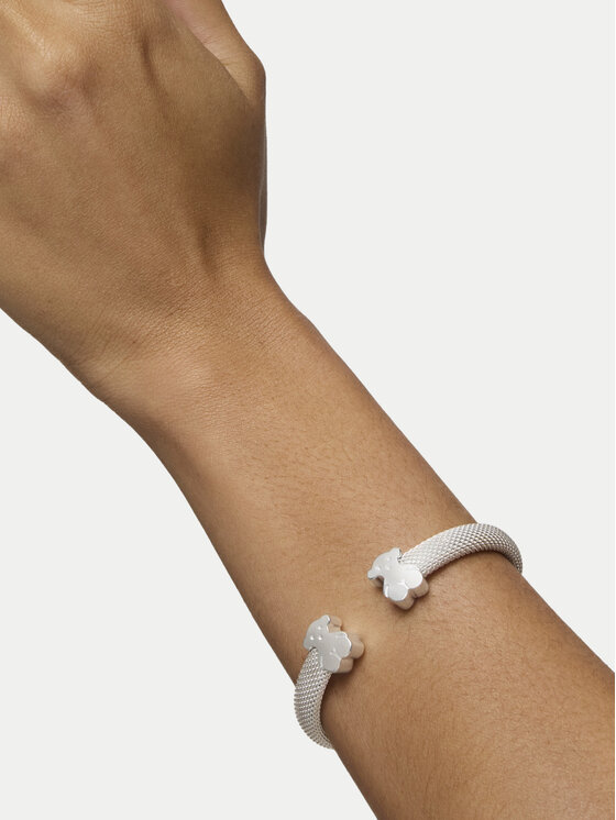 TOUS TOUS Zapestnica Mesh 1003962070 Srebrna