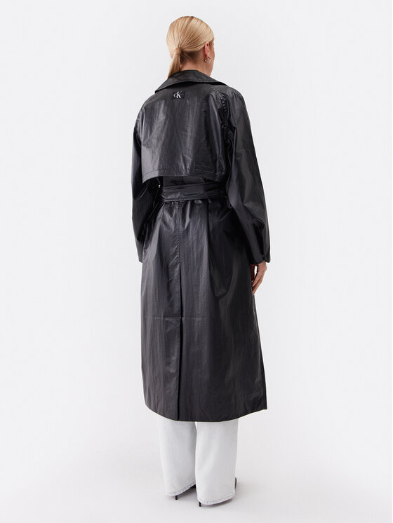 Calvin Klein Jeans Calvin Klein Jeans Cappotto di transizione J20J221389 Nero Relaxed Fit