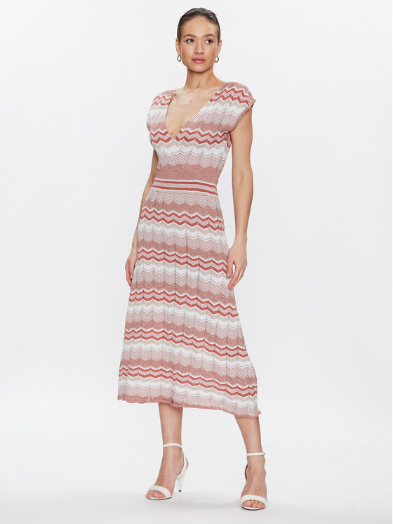 Morgan Morgan Трикотажна сукня 231-RMFENY Рожевий Regular Fit