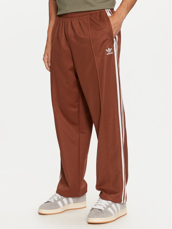 adidas Pantaloni da tuta adicolor Firebird IZ2476 Marrone Baggy Fit Modivo