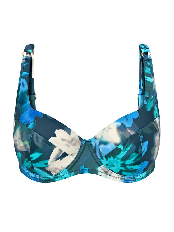 Triumph Triumph Vrchní část bikin Summer Fleur 10222301 Modrá