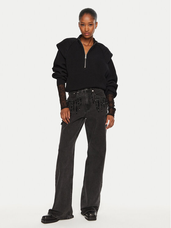 Gestuz Gestuz Džemper Madia 10909459 Crna Loose Fit