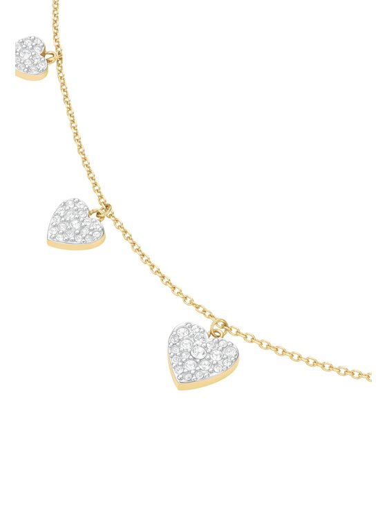 Rosefield Rosefield Naszyjnik DIAMOND HEARTS Złoty