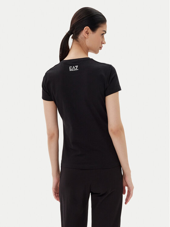 EA7 Emporio Armani EA7 Emporio Armani T-Shirt 7W000497 AF14880 UC001 Czarny Regular Fit