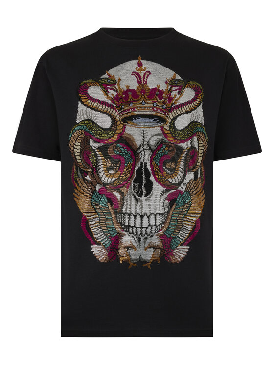 PHILIPP PLEIN PHILIPP PLEIN T-Shirt 29031 Czarny Regular Fit