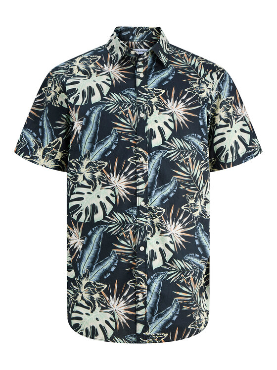 Jack & Jones Jack & Jones Hemd Honolulu 12289667 Schwarz Regular Fit