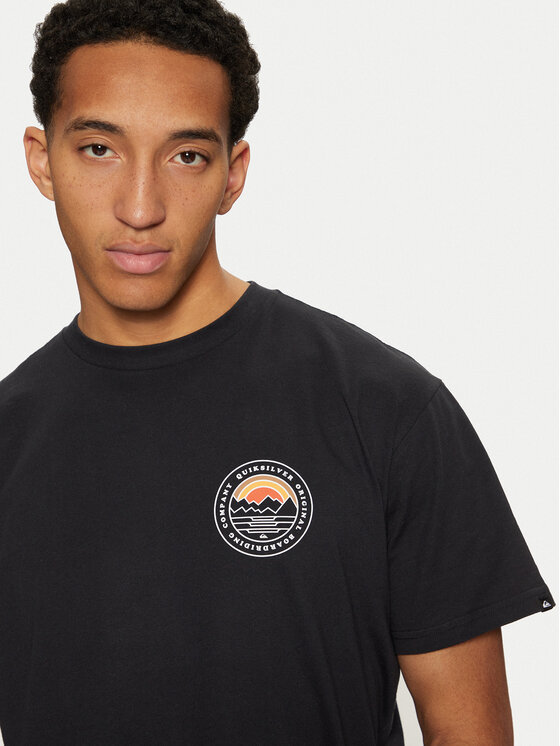 Quiksilver Quiksilver Marškinėliai Landscapes EQYZT07917 Juoda Regular Fit